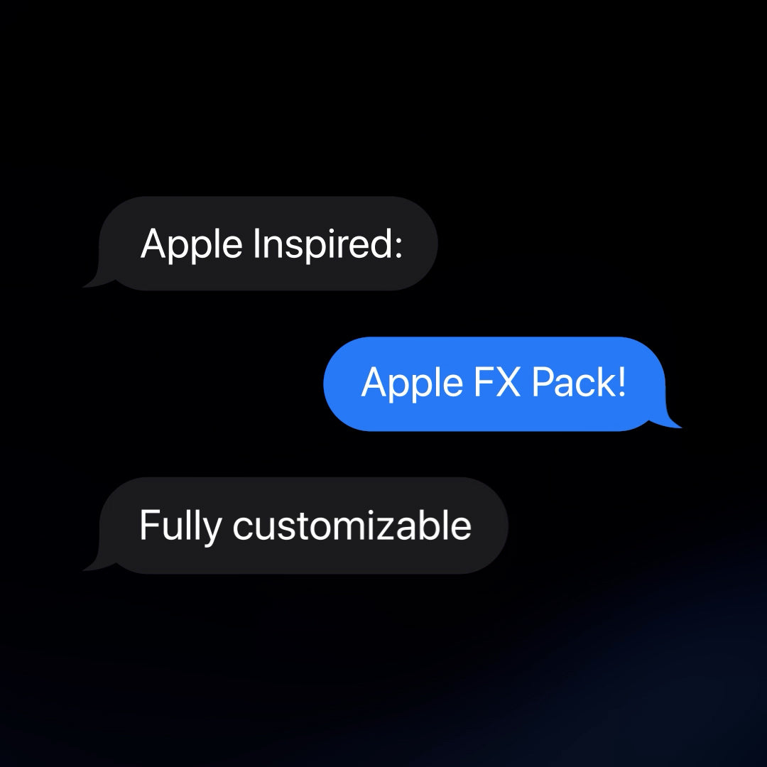 Apple Inspired FX Pack